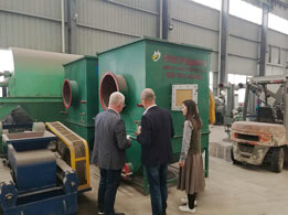 菲律賓石灰石烘干機客到泰達洽談業務