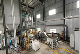 濟寧歐式三型發(fā)酵料烘干現(xiàn)場