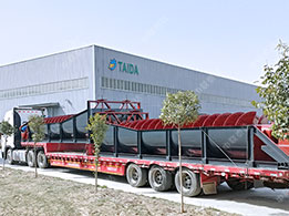 兩臺10t/h的螺旋洗砂機