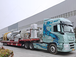 泰達酒糟發酵料烘干機發往廣